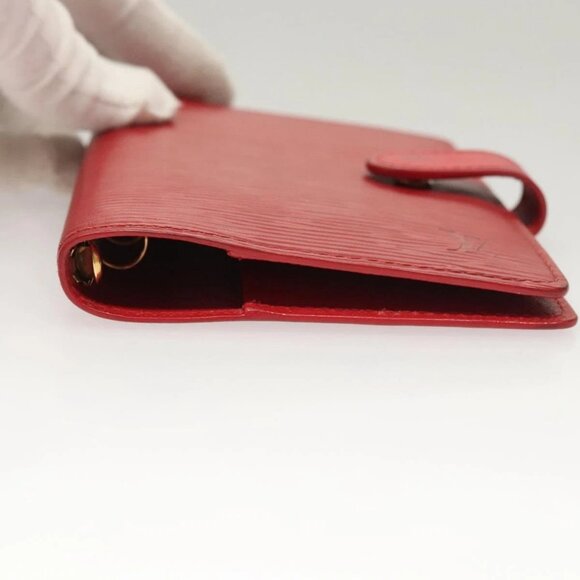 LOUIS VUITTON Epi Agenda PM Day Planner Cover Red R20057 LV Auth 118196 - Picture 5 of 16